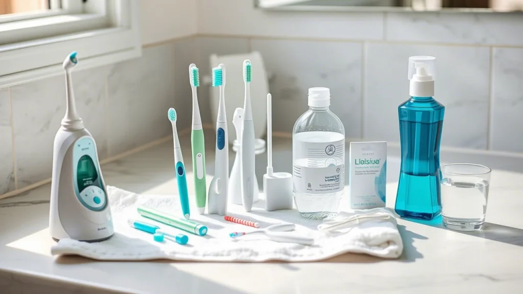 Ежедневная чистка зубов с протезами